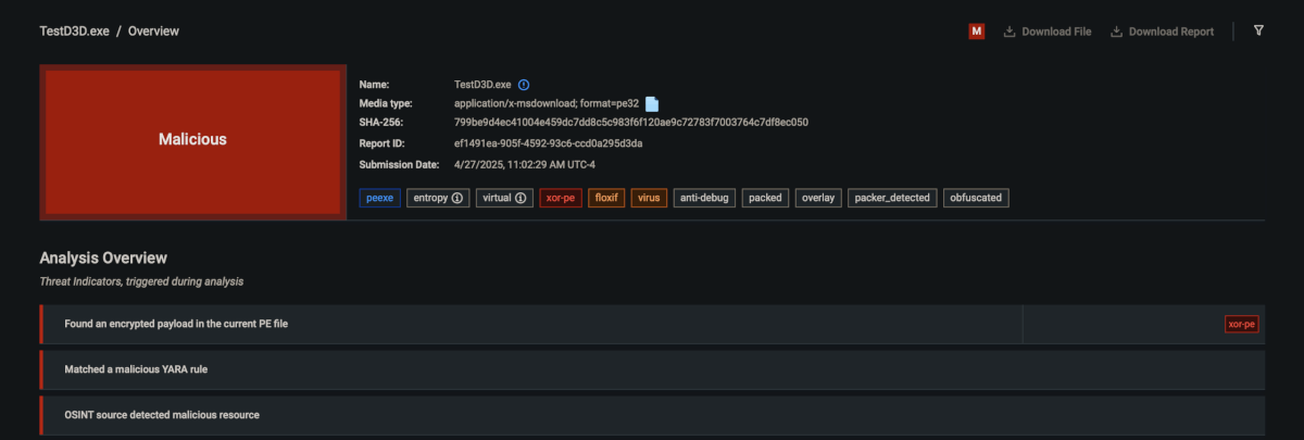 TestD3D.exe found to be malicious - Retro Handhelds